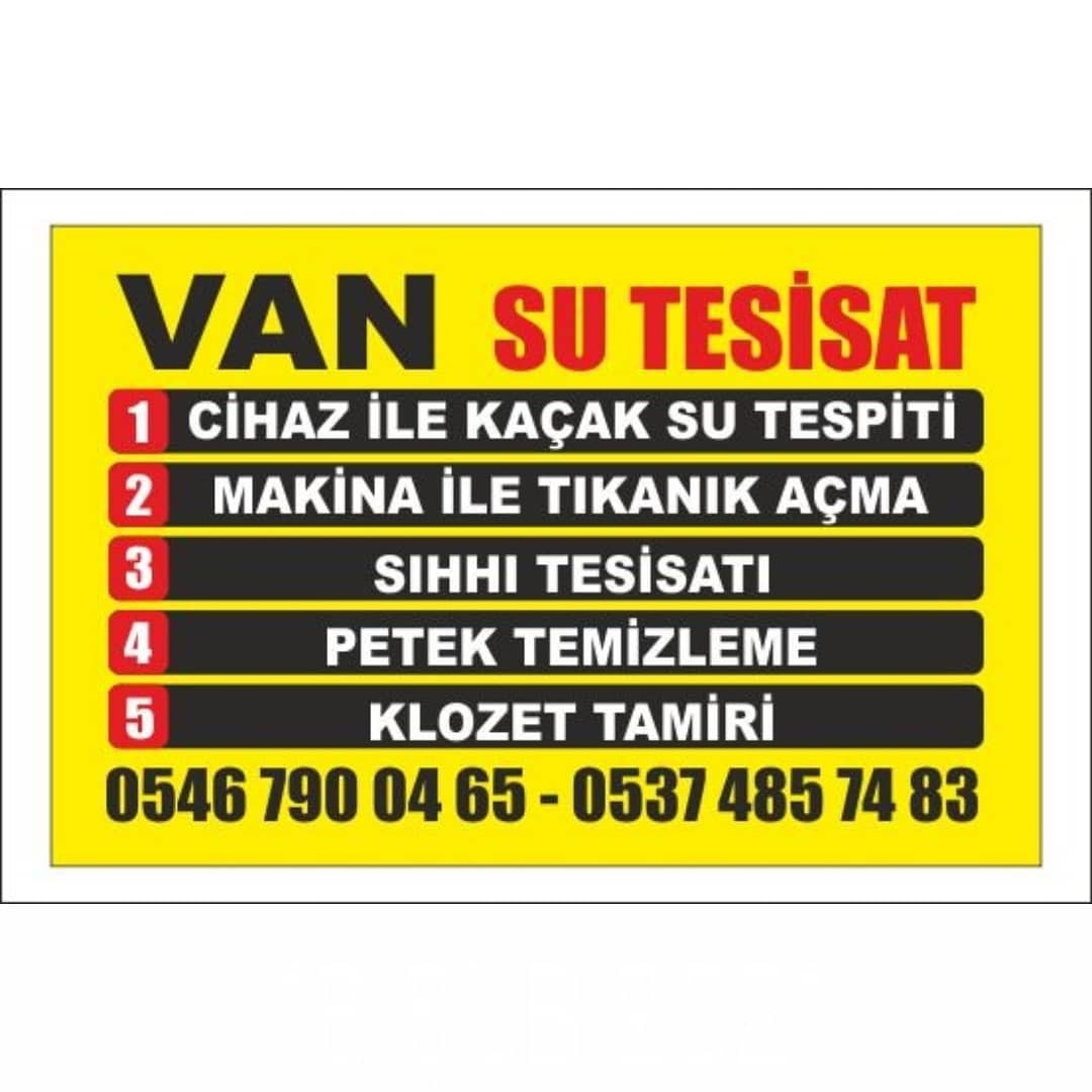 Van tesisatçı